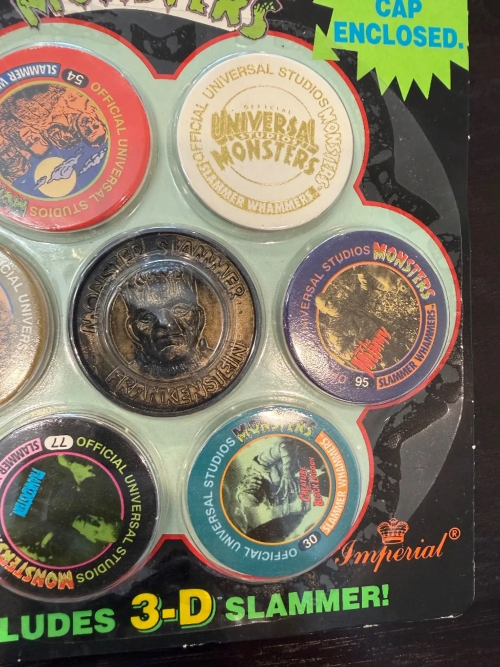 🧟 Vintage 1994 Universal Studios Monsters Slammer Whammers – Factory Sealed! 🧟